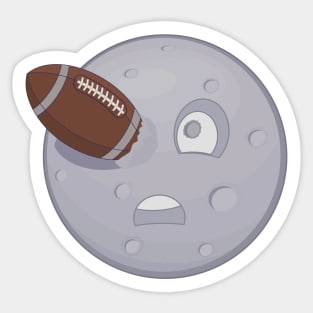 A Kickoff to the Moon Sticker